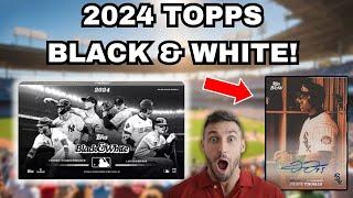 STADIUM CLUB 2.0! 2024 Topps Black & White Hobby Box Review!