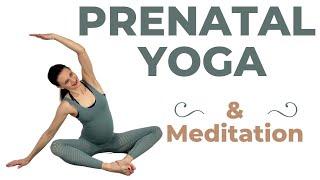 Pregnancy Yoga + Pregnancy Meditation (great for pregnancy insomnia - feels like a nap!)