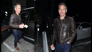 Actor Eric McCormack is all smiles as he steps out for dinner in WeHo!