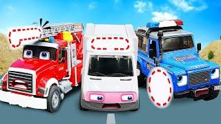 Fire Truck, Police Car, And Ambulance Fixing | Dinky TV