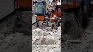 This GIANT Robotic Beast EATS Sand Piles. Watch The HYPNOTIC Road Transformation!
