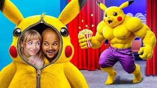 How to Sneak Pokemon into the Movie! Challenge by WooHoo Meow!