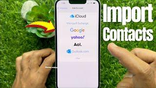 How to Import Google Contacts to iPhone || Import Contacts From Gmail to iPhone