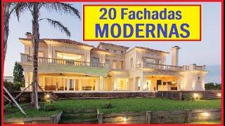 20 Fachadas de casas modernas