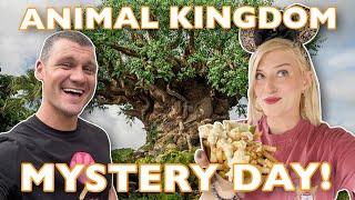 He INSISTED We Go To Animal Kingdom For A SURPRISE?! | DISNEY WORLD Secret Checklist Game