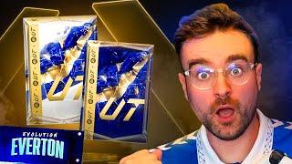 I SAVED ALL THESE PACKS FOR TOTY!!! FC25 Evolution Everton episode 36