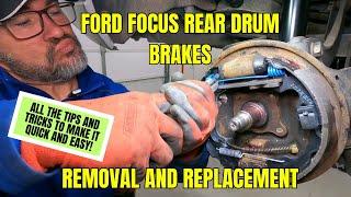 How to repair 2000-08 Ford Focus rear drum brakes (the easy way)