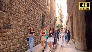  Barcelona Easter Bank Holiday Weekend | Born District | Walking tour [4K]