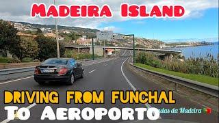 Viagem Funchal"  até Aeroporto "Estradas da Madeira Driving Car Portugal Popular