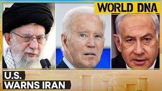 US Warns Iran It 'Can't Hold Back Israel' | World DNA | World News | WION