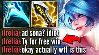 The enemy team thought I was trolling with AD Sona... and then I got a pentakill