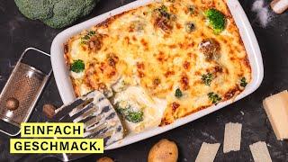 Kartoffel Brokkoli Auflauf, der wohl cremigste überhaupt!  (mit Bechamelsauce)