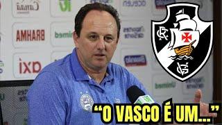 TÁ MALUCO! OLHA O QUE O ROGÉRIO CENI FALOU DO VASCO! NOTÍCIAS DO VASCO