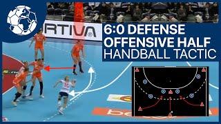 Offensive Half Defenders - Defense 6:0 - Handball Tactic | Handball inspires