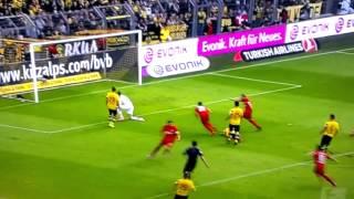 Karim Bellarabi fastest bundesliga goal ever (8 sec)vs Borussia Dortmund