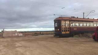 Adelaide H type tram 360 near St Kilda (SA)