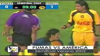 SEMIFINAL PUMAS VS AMÉRICA  1-2  | VERANO 2002 | LIGUILLA