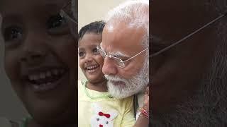 PM Modi spends heart touching moments with his young friend in Wayanad | #shorts