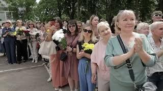 Возвращение в родную школу. Открытие мемориальной доски Г.А. Акининой.