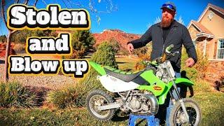 Stolen dirt bike and blown up engine. How bad is it?