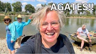 UNUSUAL Agate and Wonderful Wood: Rockhounding with Friends on the Yellowstone River