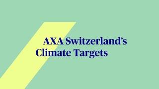 AXA Switzerland’s climate targets