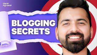 Harsh Agrawal Spilling Secrets About Successful Affiliate Marketing & making Money