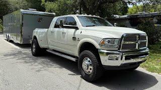 Upgrading and outfitting a Megacab Cummins tow rig. all the features