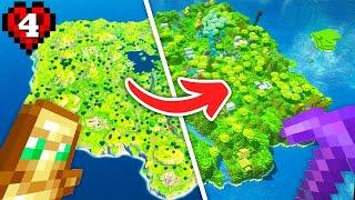 Я воссоздал остров Fortnite в Minecraft Хардкор!   #майнкрафт #майнкрафт_хардкор