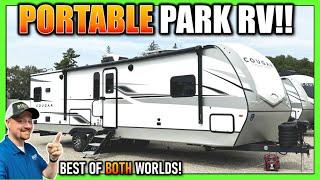 Full Bed Slide +2025 Closet & MAX Camp-Side Space! Cougar 30RKD Couple's Travel Trailer