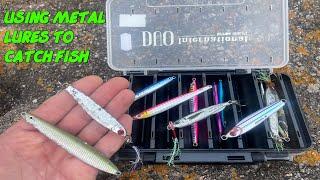 JIG JIG FLUTTER! FISH ON! USING SIDEWINDER METALS & SAVAGE GEAR SEEKERS - SEA FISHING UK