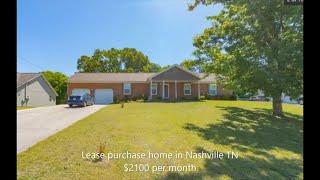 Nashville lease purchase home for sale