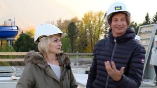 Rundgang Lienzer Gemeinderat - Baustelle DolomitenbadNeu