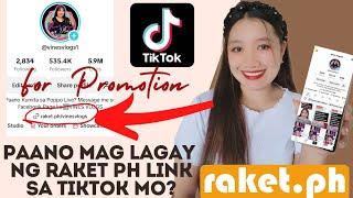 Paano mag lagay ng Raket Ph Link mo sa Tiktok Account? #Raketph2024 #digitalproduct