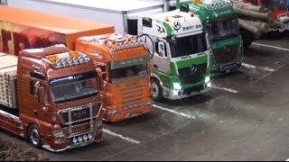 RC Trucks Construction Site LKW Baustelle Bagger  Erlebniswelt Modellbau Kassel 2016 Modellbaumesse