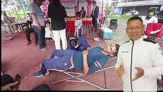 रक्तदान | Blood donation by Union of Trekking Travels Rafting Workers Nepal UNITRAV Gandaki Nepal