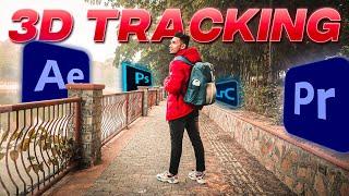 3D Tracking inside After Effects in Hindi | Attach Images and Texts in Walls in After Effects