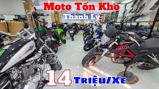 Thanh Lý Lô Moto Giá Rẻ Tồn Kho FZ150i , FZ155 , Benelli 251 , GSX R150 , MSX 125 , Z125