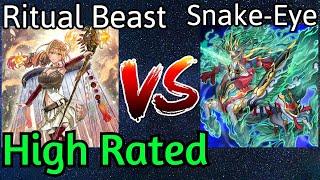 Ritual Beast Vs Snake-Eye Fire King SALTY High Rated DB Yu-Gi-Oh!