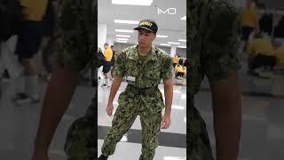 U.S. Navy Boot Camp Morning PT....!