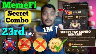 Memefi Secret Combo Code 23 July || Memefi Coin Secret Code Today 23 July