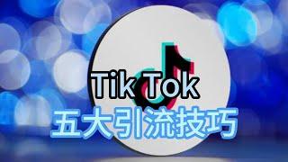 五大Tik Tok引流技巧，怎么样才能够流量最大化？#tiktok#tiktok优质引流技巧#tiktok流量最大化