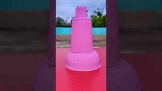 Mini to box and glass  violet colour sand opening tawer/7777#viralshort #satisfying #sand