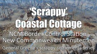 'Scrappy' Coastal Cottage - Minutemen Border Control - Fallout 4 settlement build