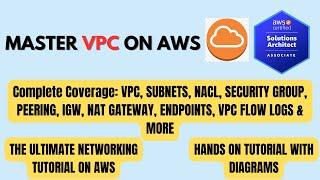 Master VPC on AWS | Complete Hands On Tutorial with Diagrams | All Concepts | #aws #awstutorial