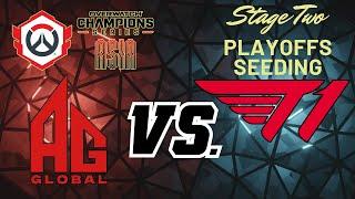 All Gamers Global vs T1 - Playoffs Seeding | OWCS Korea Stage 2