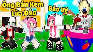 MỀU 24H GIÚP REDHOOD THOÁT KHỎI CẬU BÉ BÁN KEM TRONG MINECRAFT*CHỊ PANDA BỊ QUÁI VẬT KEM ĐIỀU KHIỂN