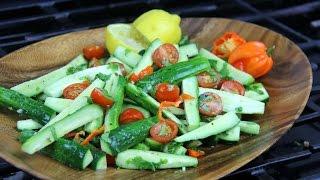 Zesty Cucumber Chow (Salad) Chris De La Rosa | CaribbeanPot com