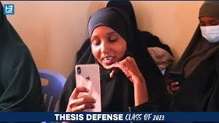 THESIS DEFENSE CLASS OF 2023 | Zamzam University
