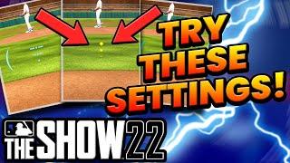 7 OF THE BEST PCI SETTINGS TO USE IN MLB THE SHOW 22!! THESE WILL MAKE HITTING EASY!!